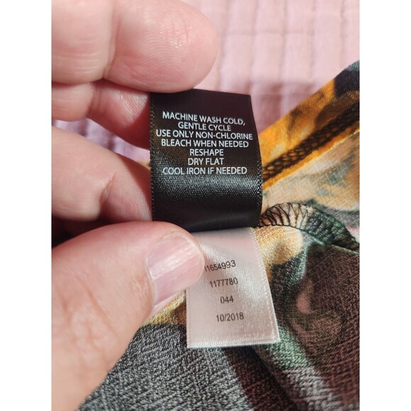 Torrid WM Black Floral Dress Wrap Front Tie Waist Coquette Prairie Cottagecore - Picture 8 of 8